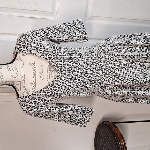 Boden floral jacquard dress Women 6 regular - Picture 4 of 8